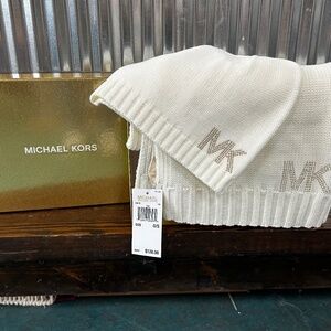 Michael Kors hat and scarf set